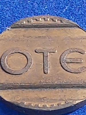 OTE telephone coin 1967 used in very good condition