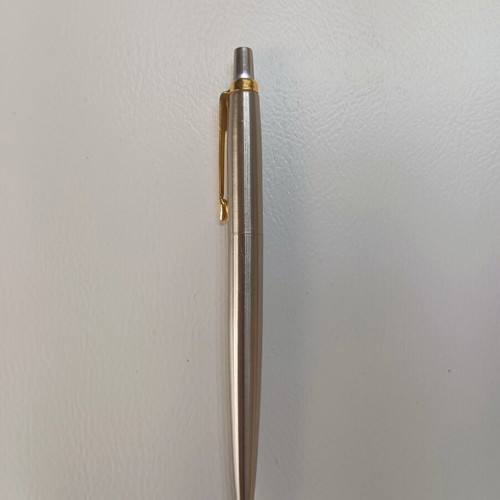 Parker Jotter ballpoint pen, steel with gold details