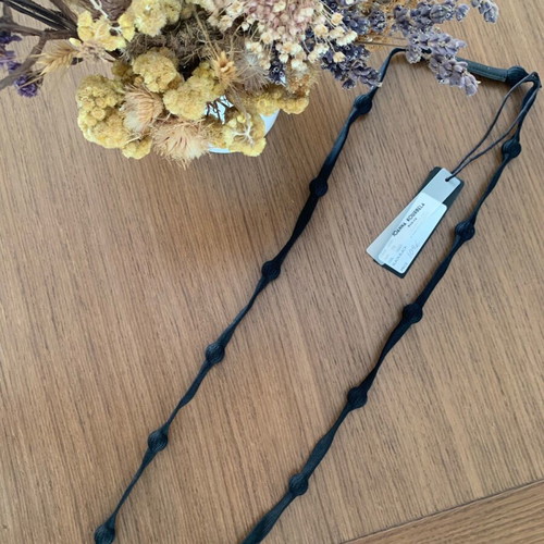 Necklace by Ioanna Kourbela, new, cotton and wood, black