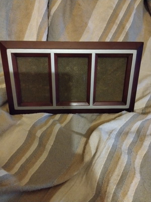 Photo frame with three slots like new