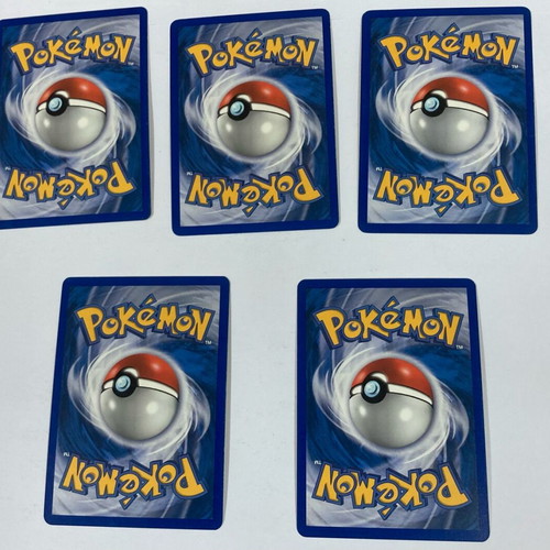 Pokémon Trainer cards used, pack of 5 in good condition