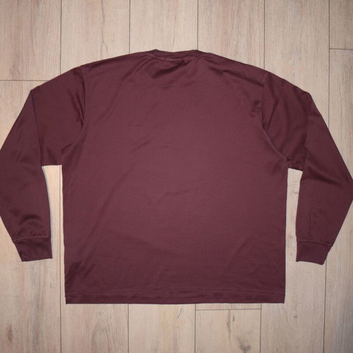 Stone Island long-sleeved patch T-shirt size 3XL used, red