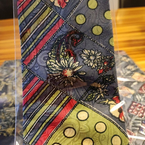 Silk ties new, pack of 6, 100% silk