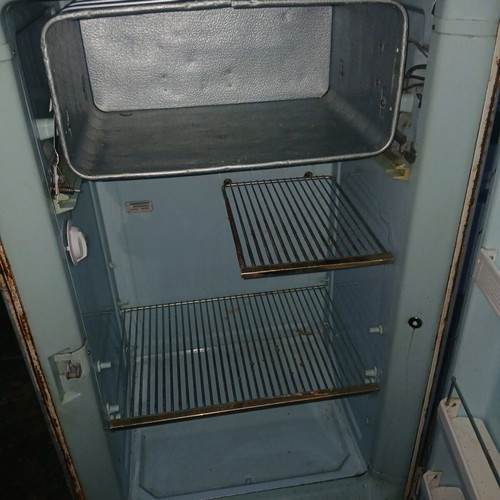 Westinghouse refrigerator used, collectible from 1950 with wear