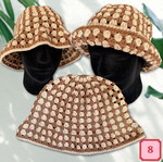 Handmade Bucket Hat "Caffè Latte"