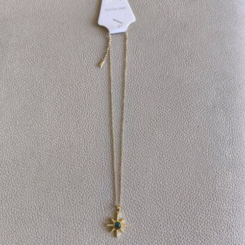 Women's necklace gold stainless steel new