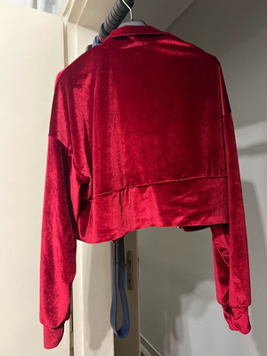 Marmalady velour tracksuit set new, red, size S