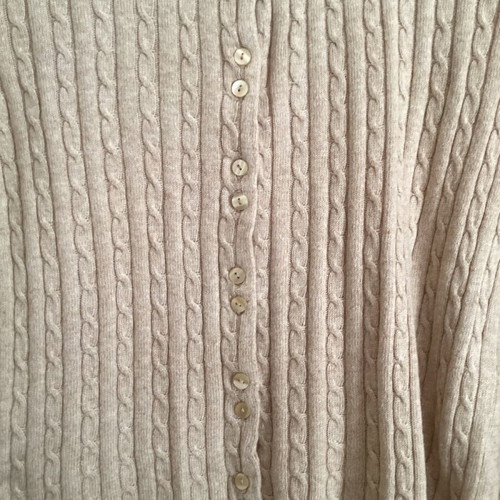 Zara Knit beige cardigan like new, size M