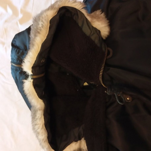 Fly London wolf jacket used, black, XL, missing 2 buttons