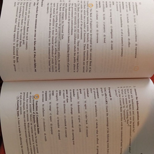 English for Students of Economics Parts I and II with notes