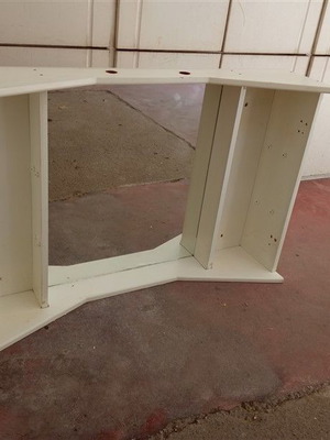 Bathroom mirror cabinet used