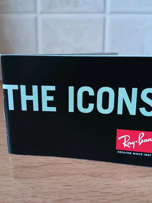 Rayban catalog new with certificate of authenticity