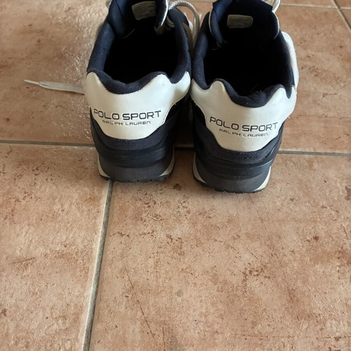 Polo Ralph Lauren sneakers, size 44, white and blue
