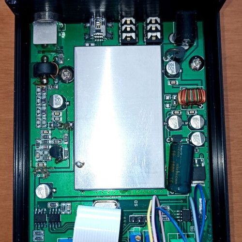 FM Stereo PLL Transmitter CRF-T01A 1W with LCD Screen, Used