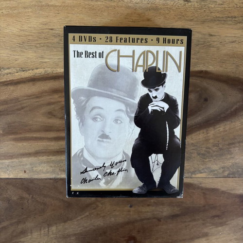 The Best of Chaplin DVD set used, 4 discs, 9 hours