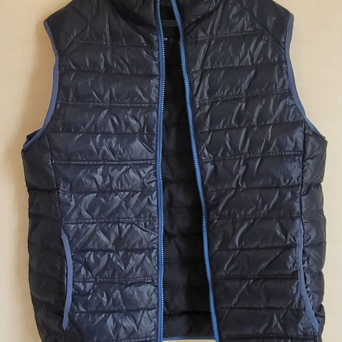 Antony Morato sleeveless men's jacket used, size L, blue