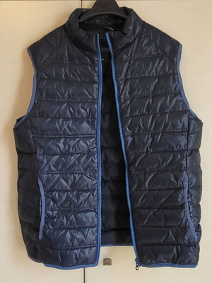 Antony Morato sleeveless men's jacket used, size L, blue