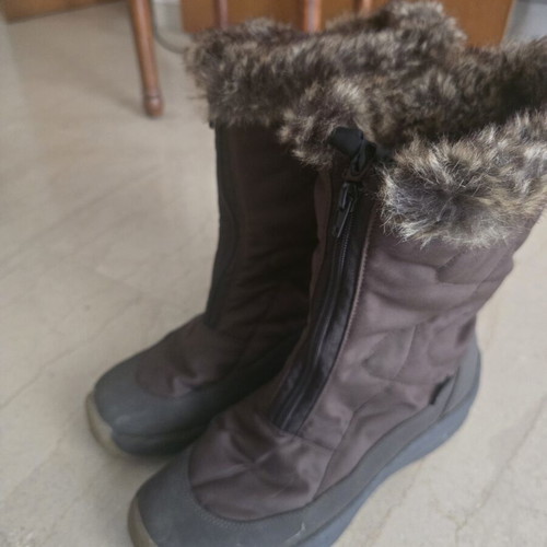 Cartex women's boots like new, size 41.5, black and brown, warm fur lining