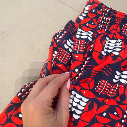 Vilebrequin swim shorts with lobster print, new, size L