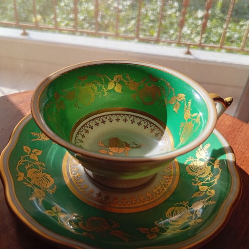 Coffee cup with saucer German porcelain like new