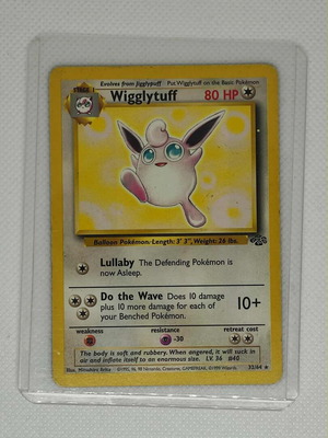 Pokemon Wigglytuff card like new