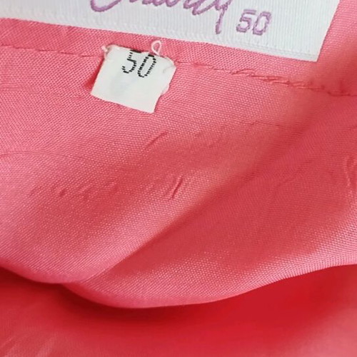 Silk dress like new, pink, size L, with scarf