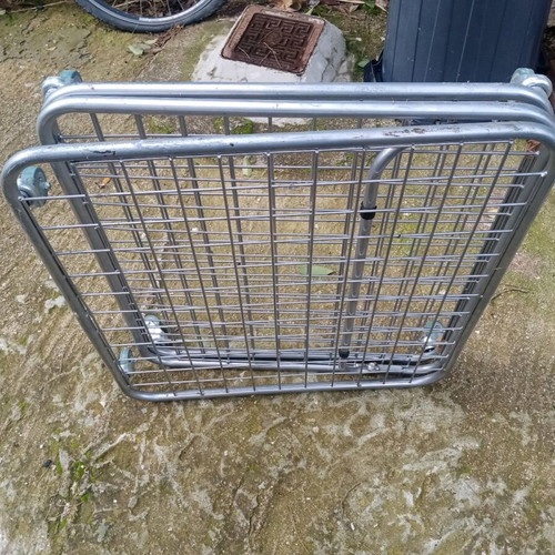 Folding Metal Campaign Bed like new without mattress