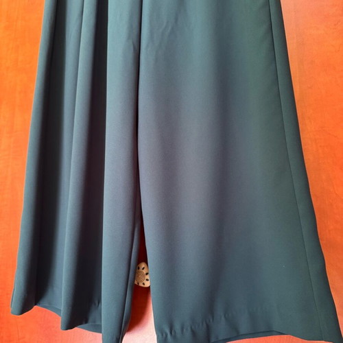 AddLoft petrol cropped wide-leg pants