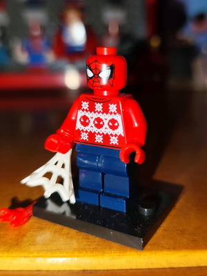 Spider-Man Peter Parker (Christmas Sweater) φιγούρα σαν καινούργια Lepin