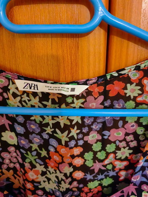 Mini dress Zara used, multicolor, size S