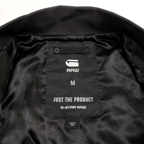 G-Star Raw men's suede leather jacket like new, size M-L, black