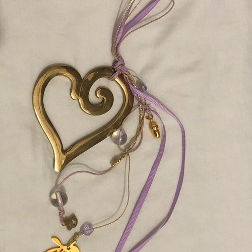 Decorative Hanging Metal Heart like new