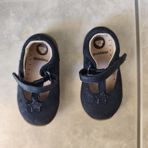 Mayoral children's ballerina shoes navy blue size 20 like new