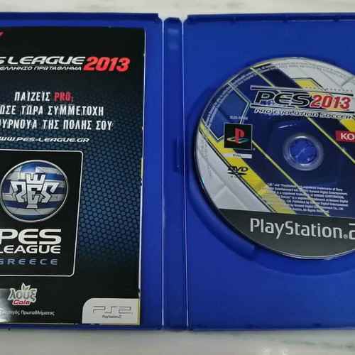 Pro Evolution Soccer 2013 PS2 game like new, Greek version