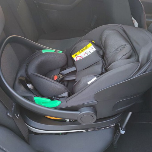 Premaman i-Prim i-Size Baby Car Seat with Isofix Base and Rain Cover like new