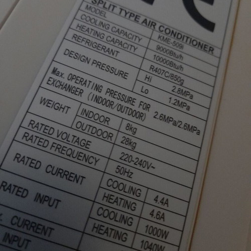 Kendo 9000 BTU air conditioner like new