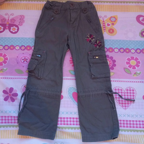 Girandola winter pants khaki like new for girls age 4-5