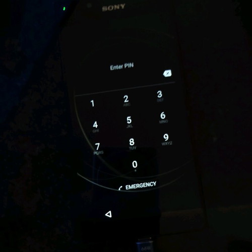 Sony Xperia smartphone like new with original charger and silicon cases