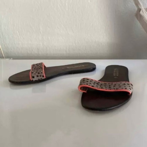 Polo Greenwich Club leather slippers used, size 40