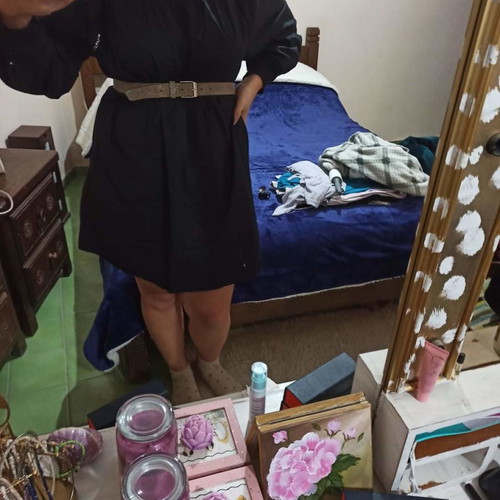 Ichi dress new, black, size XL
