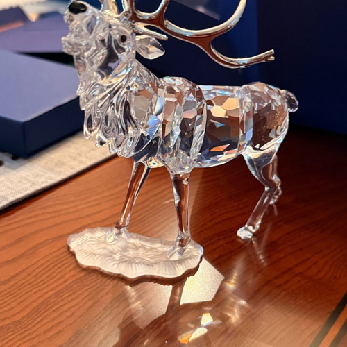Swarovski Crystal Stag figurine like new