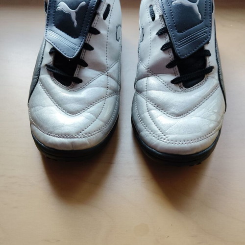 Puma football shoes size 41 used, silver
