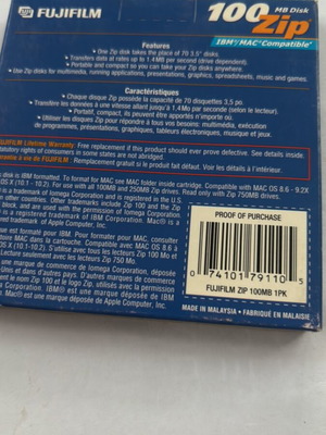 Fujifilm 100MB Zip disk
