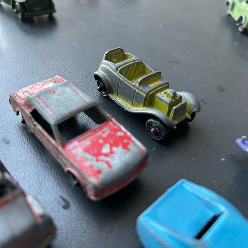 Tootsie Toys and Midgetoys toy cars used, iron, made in USA