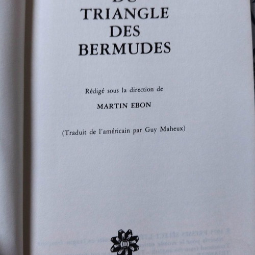 L' Énigme Du Triangle Des Bermudes book used