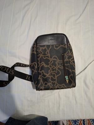 Tous crossbody bag new, leather, black and brown