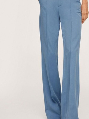 Mango x Pernille wideleg pants new, size 34, blue turquoise