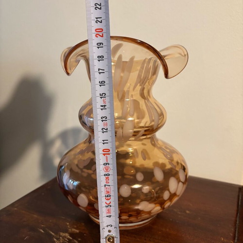 Murano vase handmade in like new condition