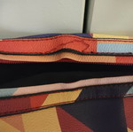 Parfois crossbody bag, colorful geometric pattern