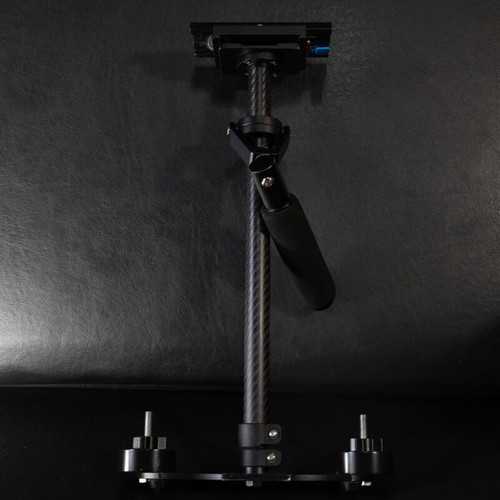 Steadycam Glidecam Carbon handheld stabilizer used with case and quick-release